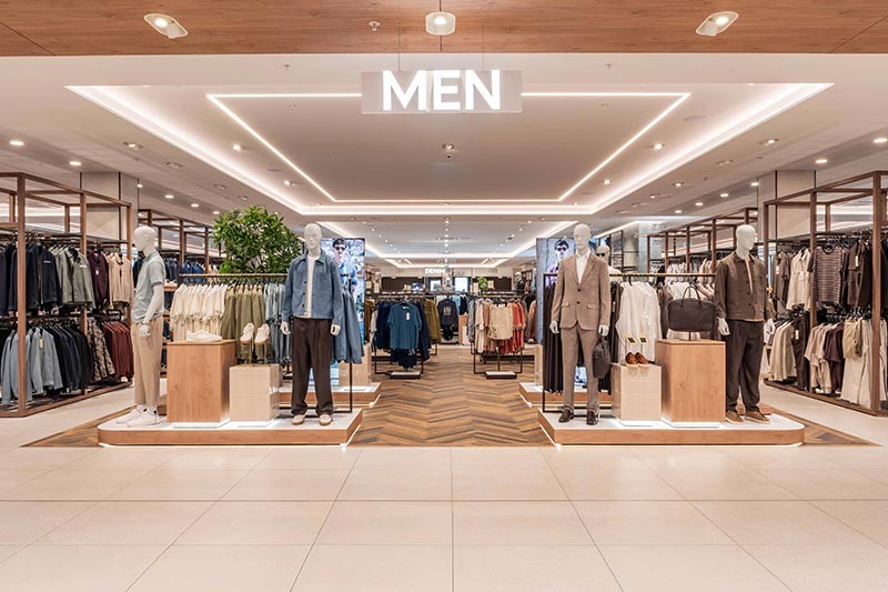 NEXT men's department