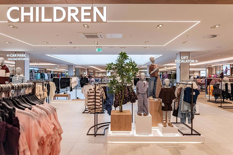 NEXT children's department